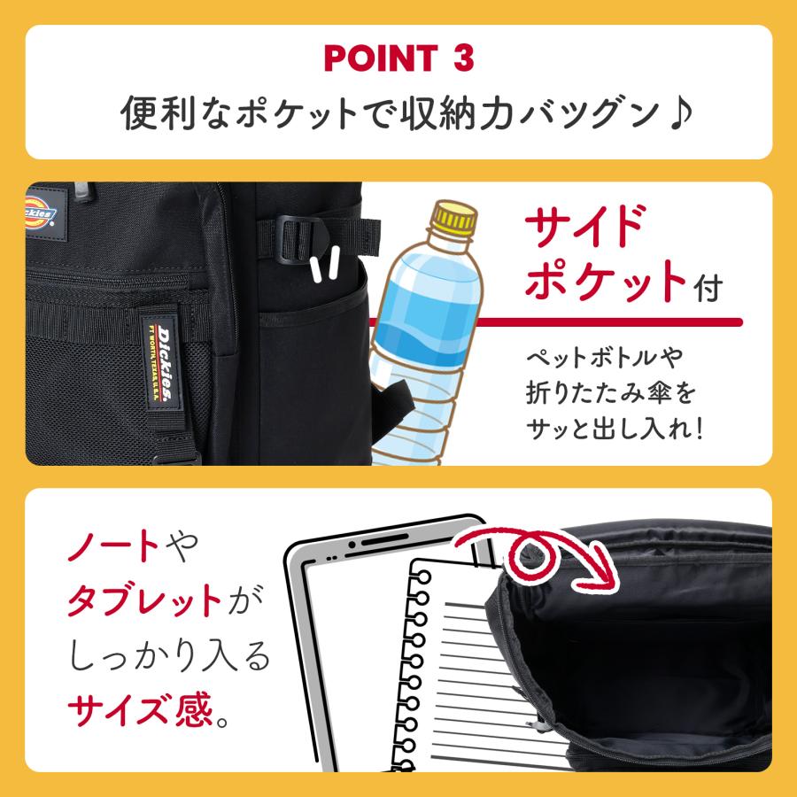 Dickies ディッキーズ ボックスリュック 大容量 ポリメッシュ バック