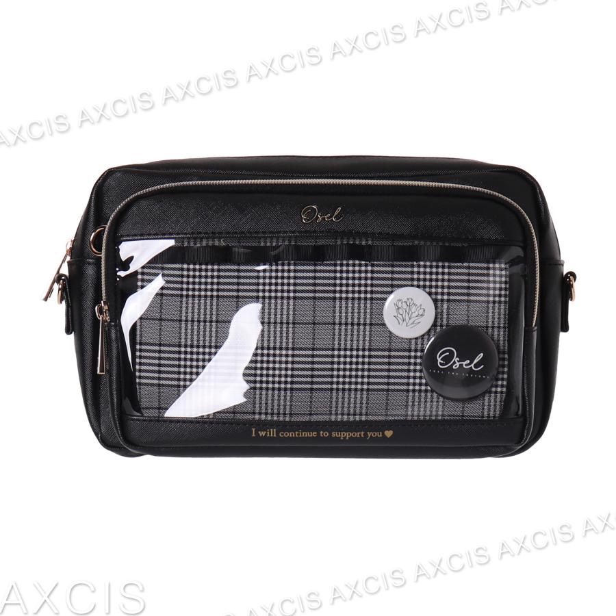 Osel Coboca+合皮グレンチェックショルダー(缶バッチ) : AXCIS - 通販