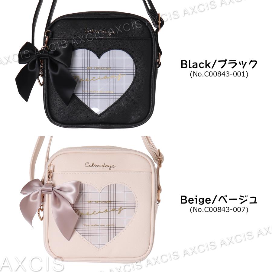 Coboca+合皮ハートPVCチェックスクエアショルダー : AXCIS - 通販