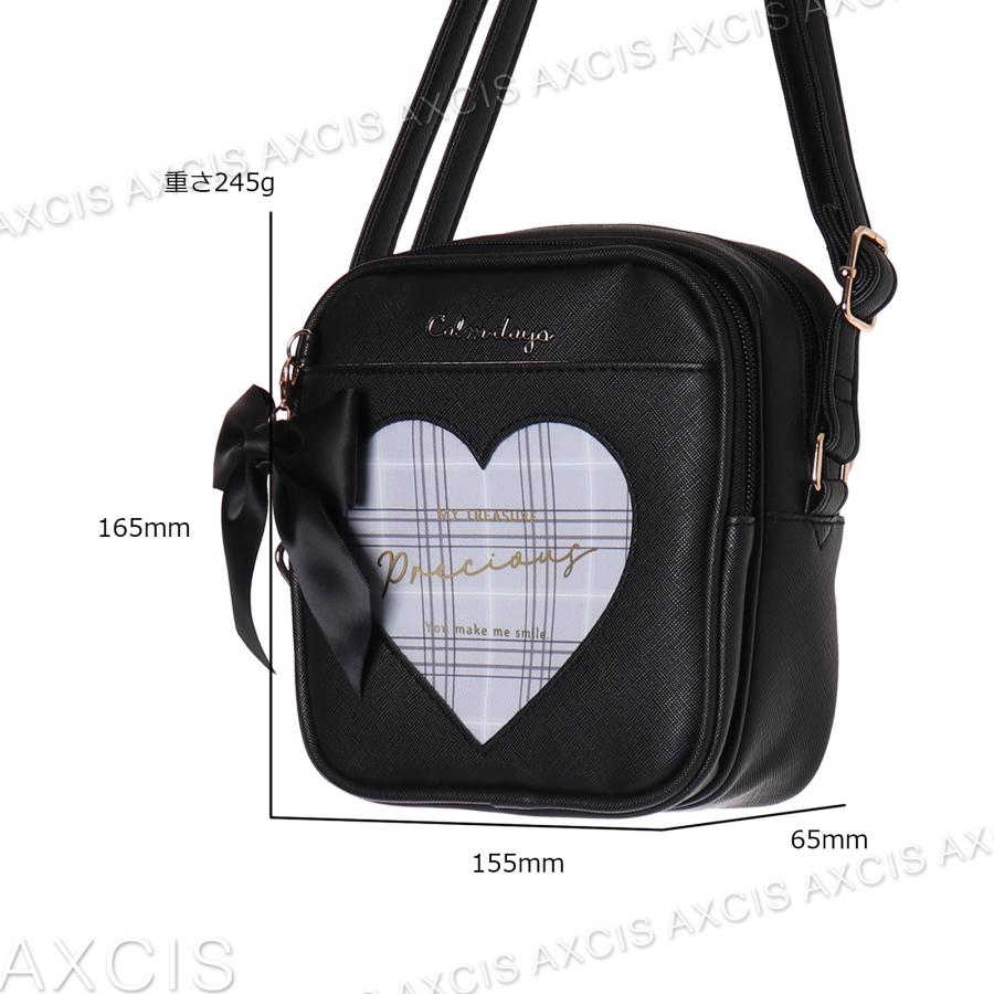 Coboca+合皮ハートPVCチェックスクエアショルダー : AXCIS - 通販