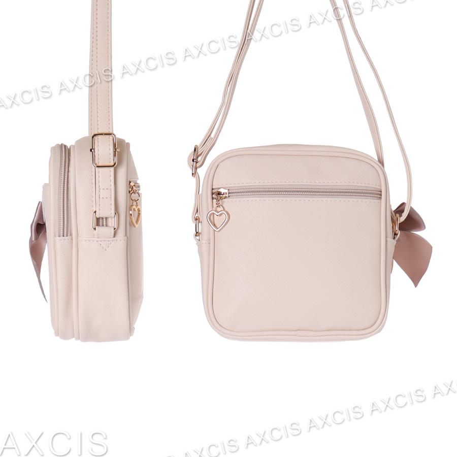 Coboca+合皮ハートPVCチェックスクエアショルダー : AXCIS - 通販