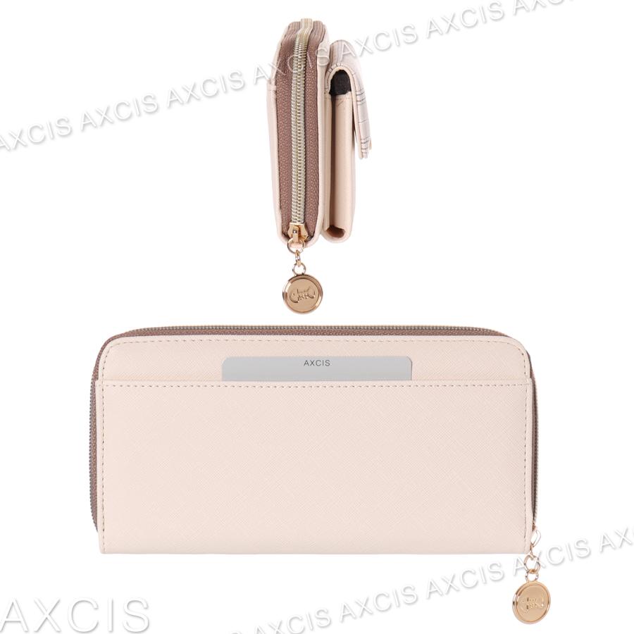 長財布 ネコ ホック付き ラウンドファスナー 束入 Coboca+ 合皮