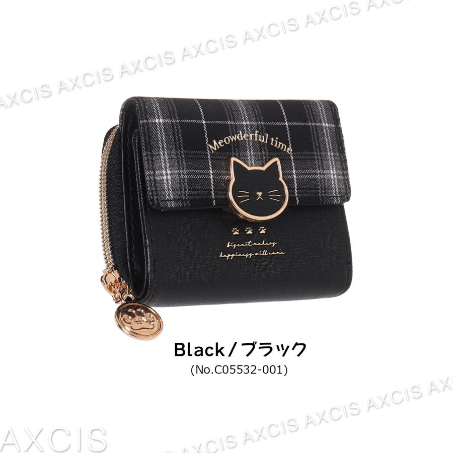 ミニ財布 チェック ネコ ホック Coboca+ 合皮 : AXCIS - 通販 - Yahoo