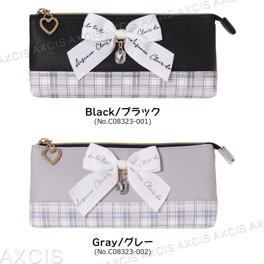 Coboca+合皮ロゴリボンチェック3ポケットポーチ : AXCIS - 通販