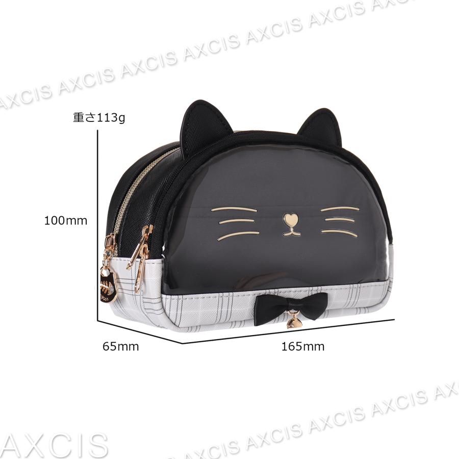 Coboca+合皮チェックネコフェイスポーチ : AXCIS - 通販 - Yahoo 