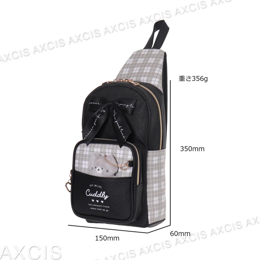 ボディバッグ ぺたとも チェック リボン Coboca+ 合皮 : AXCIS - 通販
