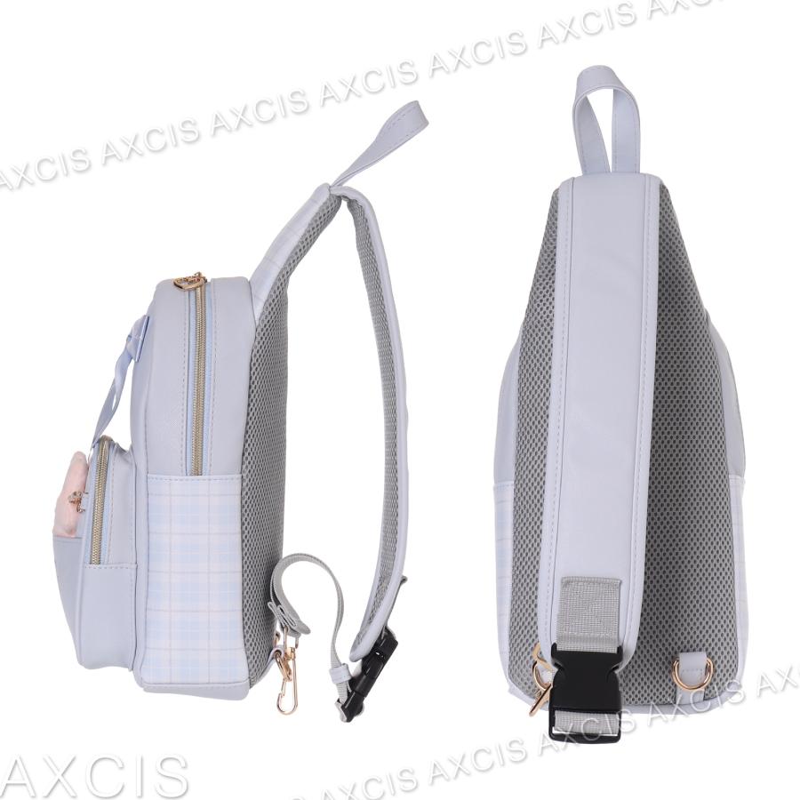 ボディバッグ ぺたとも チェック リボン Coboca+ 合皮 : AXCIS - 通販