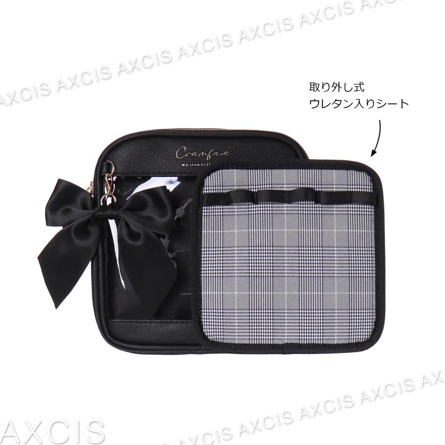 Osel Coboca+合皮グレンチェックスクエアショルダー : AXCIS