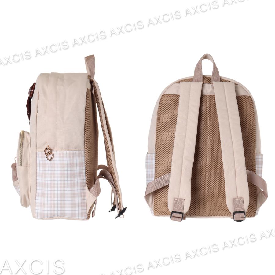 Coboca+ ポリ チェック リボン ぺたとも デイパック 鞄 かばん
