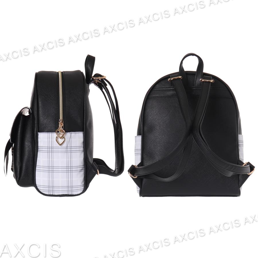 Coboca+合皮チェックビッグリボンデイパック : AXCIS - 通販 - Yahoo