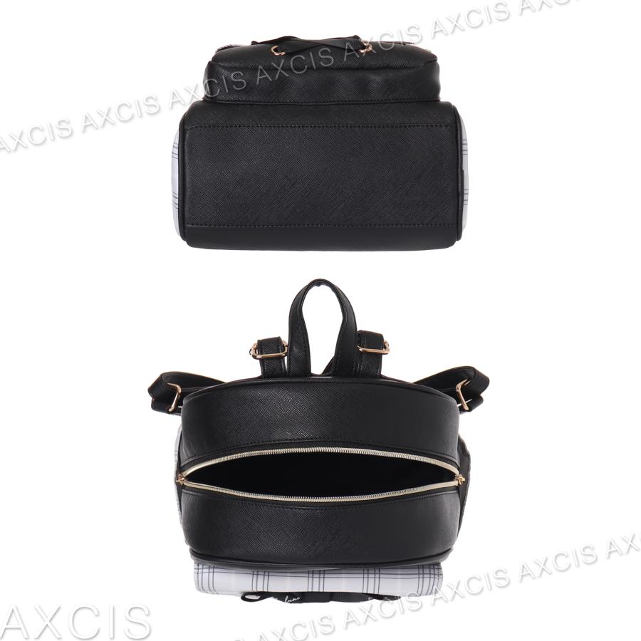 Coboca+合皮チェックビッグリボンデイパック : AXCIS - 通販 - Yahoo