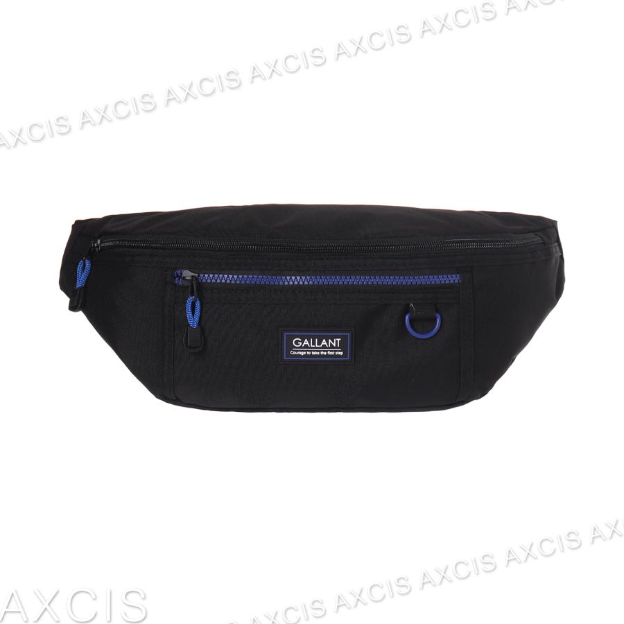 ウエストボディバッグ ラバーワッペン付き ポリ Coboca+ : AXCIS