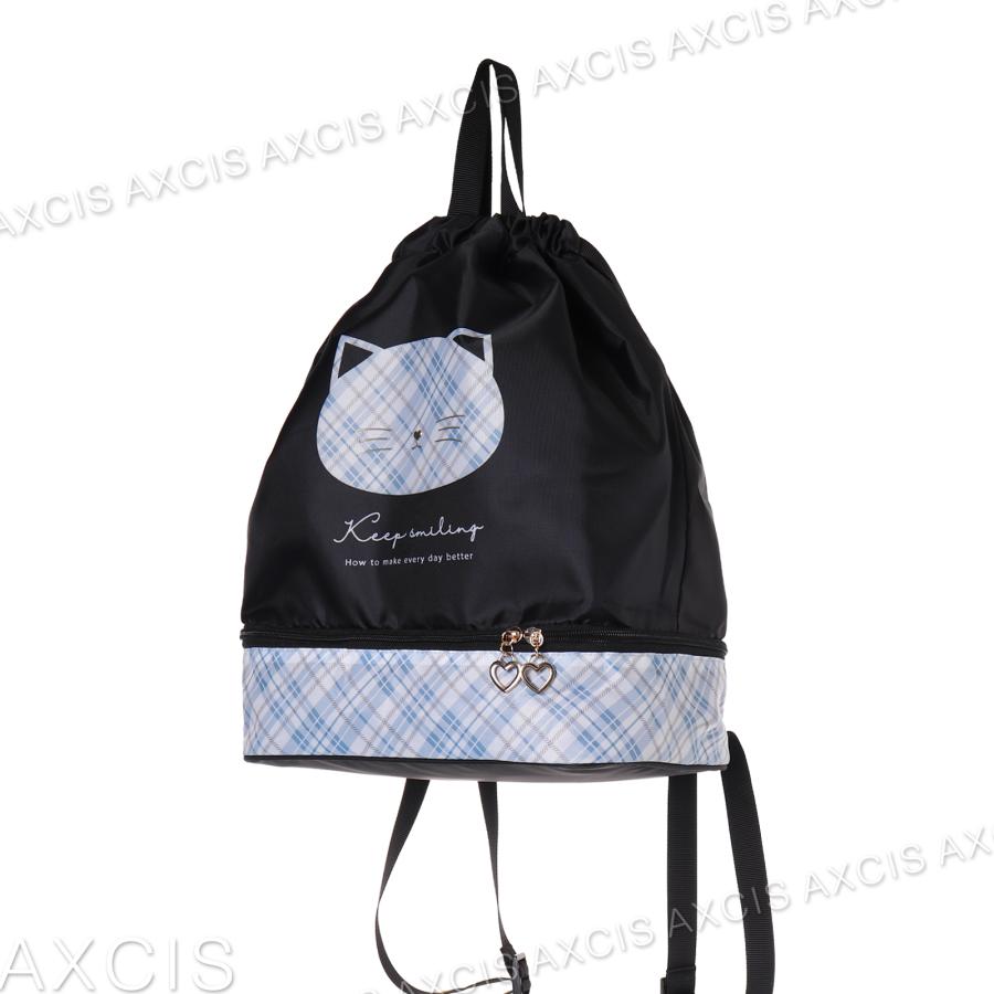 Coboca+ポリ×チェックネコ2層式ナップサック |  | 10