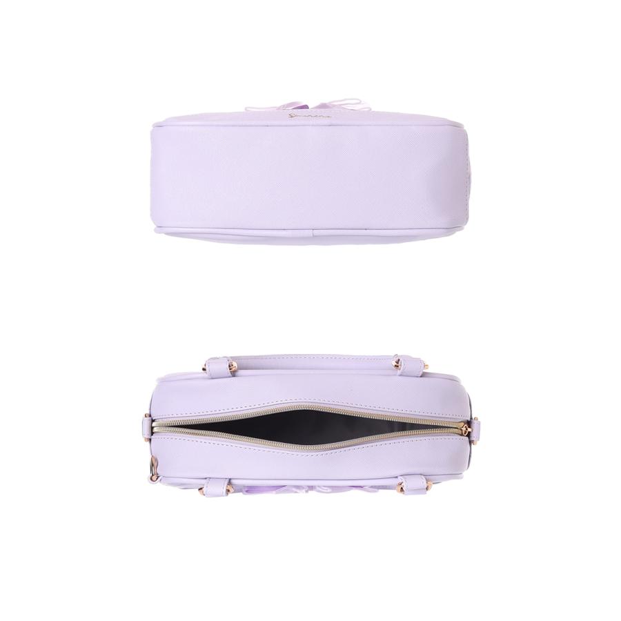 ショルダー 2WAY うさぎ チャーム チェック リボン 合皮 Coboca+