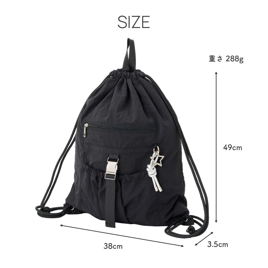 ナップ ナイロン ナップサック knapsack 韓国バッグ リュック