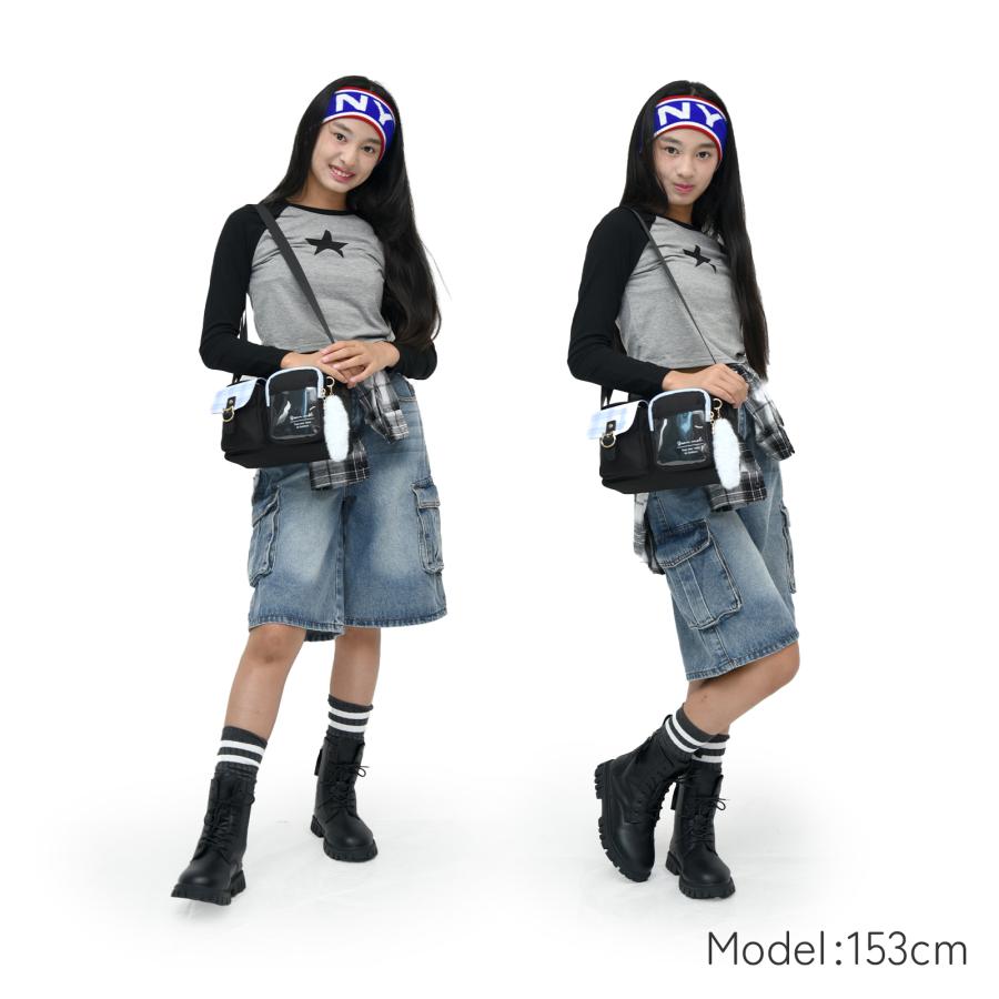 Coboca+ ネコバックル クリアポケット ショルダーバッグ 斜めがけ 透明