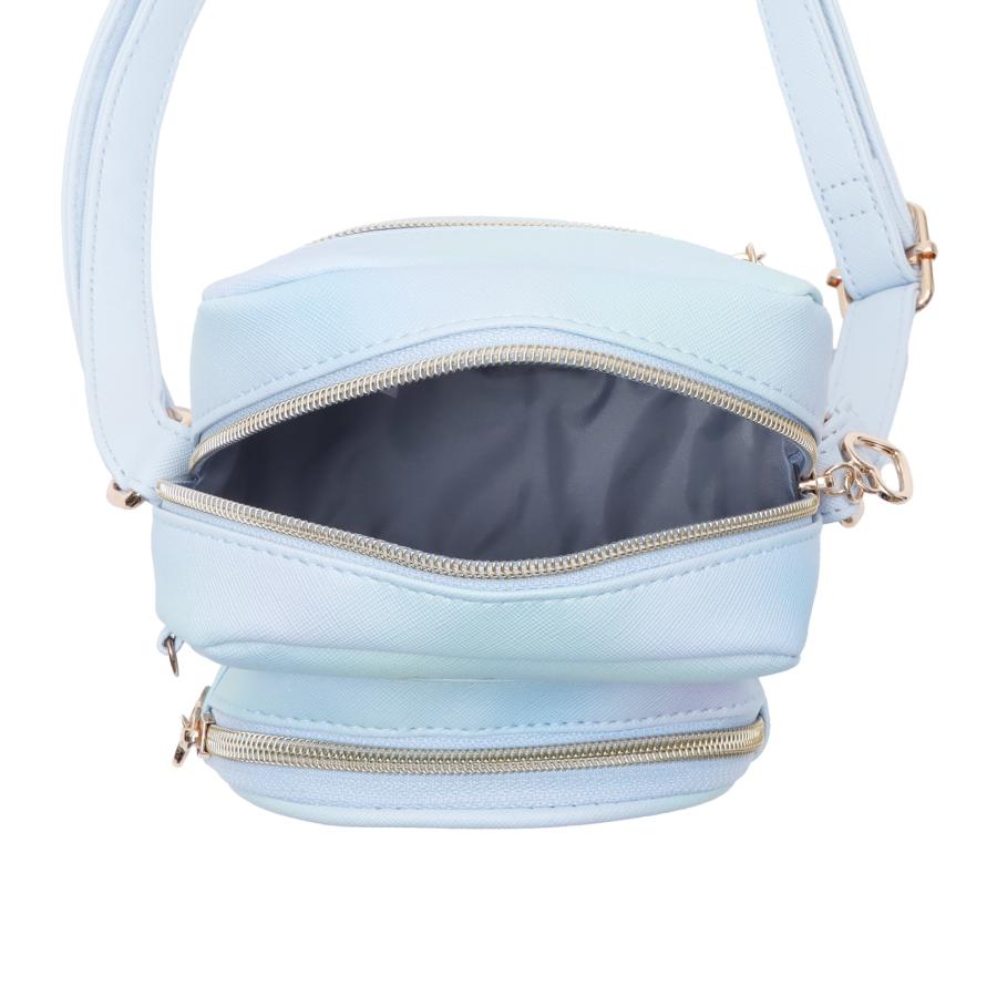 ぬいぐるみ付き ショルダー バッグ 合皮 ポシェット コンパクト 透明