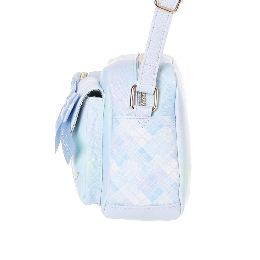 ぬいぐるみ付き ショルダー バッグ 合皮 横長 ポシェット コンパクト