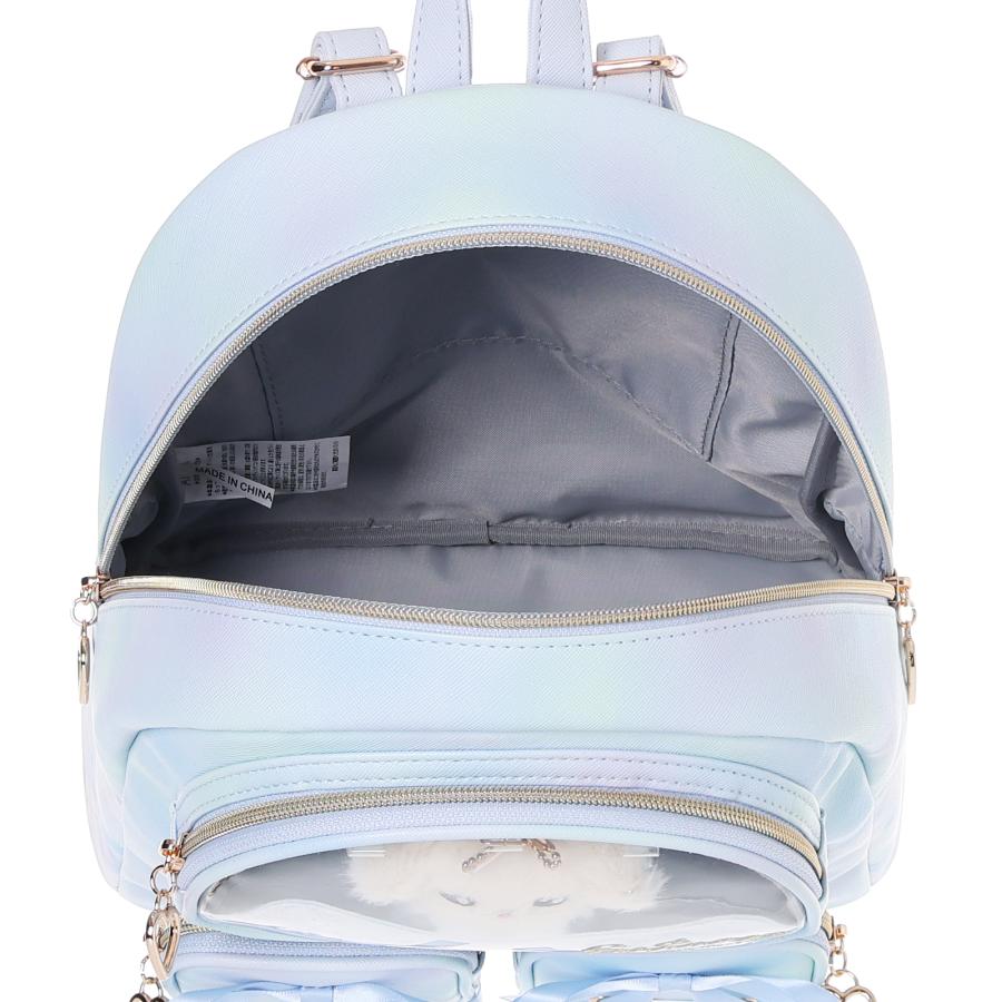 うるっぴ ミニデイパック リュック レディース かわいい チェック柄 合