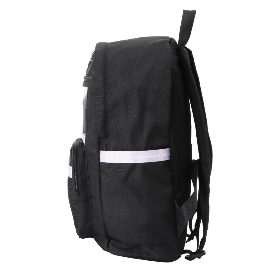 ヒョウ柄 ポーチ付 デイパック 17L ポリエステル PVC レディース