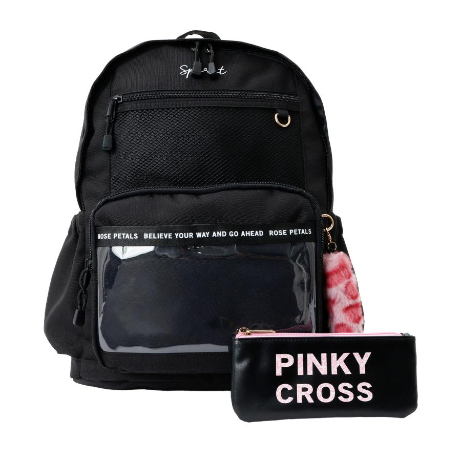 PINKY CROSS デイパック バッグ 17L ポリエステル リュック ギャル