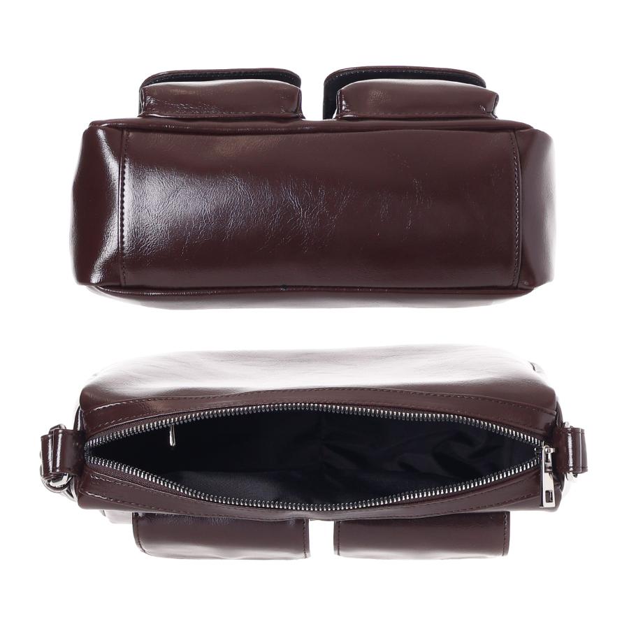 ショルダーバッグ ブラック ブラウン 黒バッグ 斜め掛け 肩掛け 小物