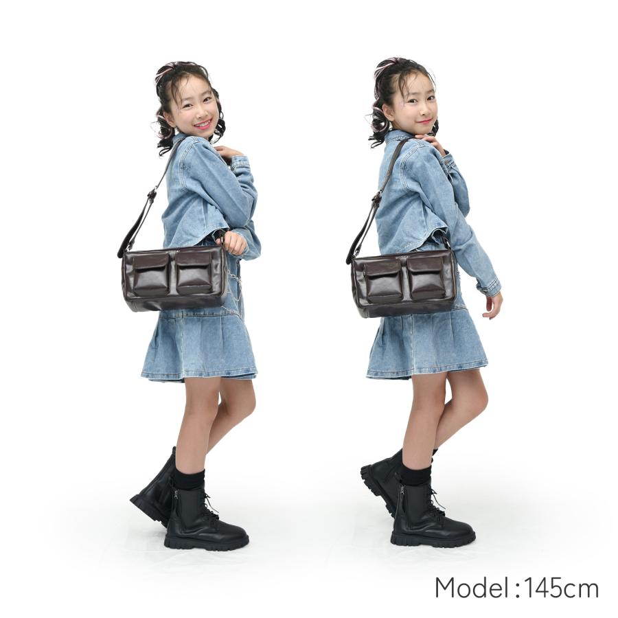 ショルダーバッグ ブラック ブラウン 黒バッグ 斜め掛け 肩掛け 小物