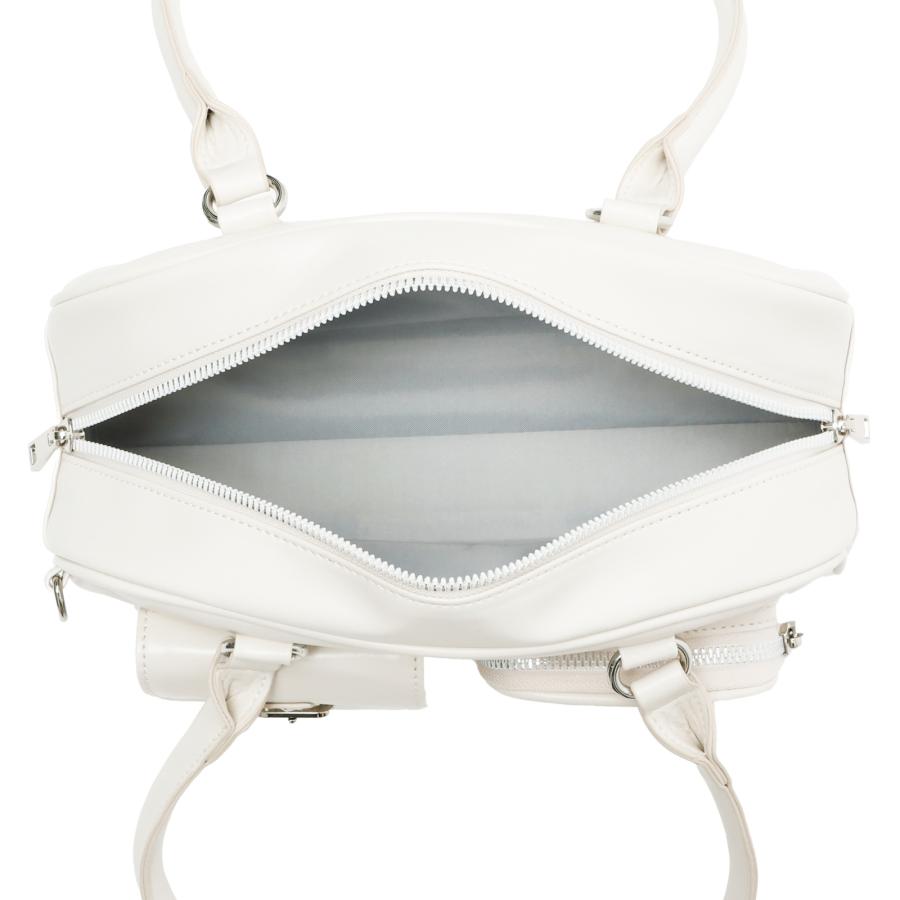 ボストンバッグ キッズ 女の子 合皮 ダブルポケット 窓付 修学旅行