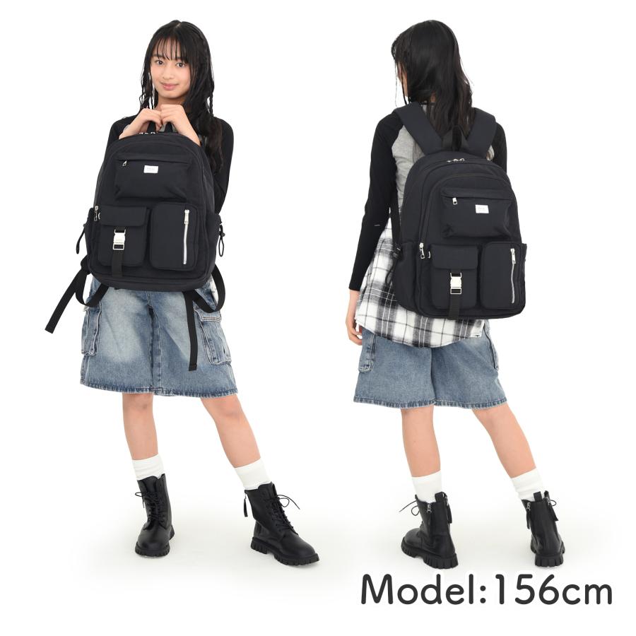 リュック 通学 26L デイパック ナイロン 多収納 多ポケット 軽量