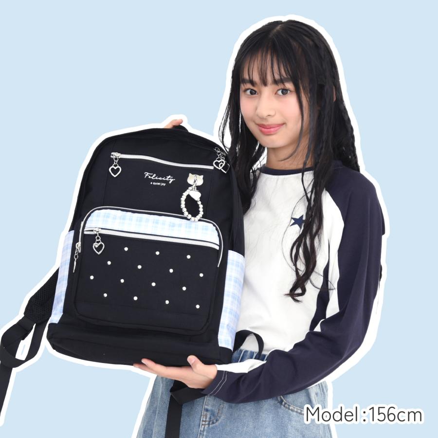 キッズ リュック 女の子 小学生 遠足 通園 かわいい おしゃれ チェック