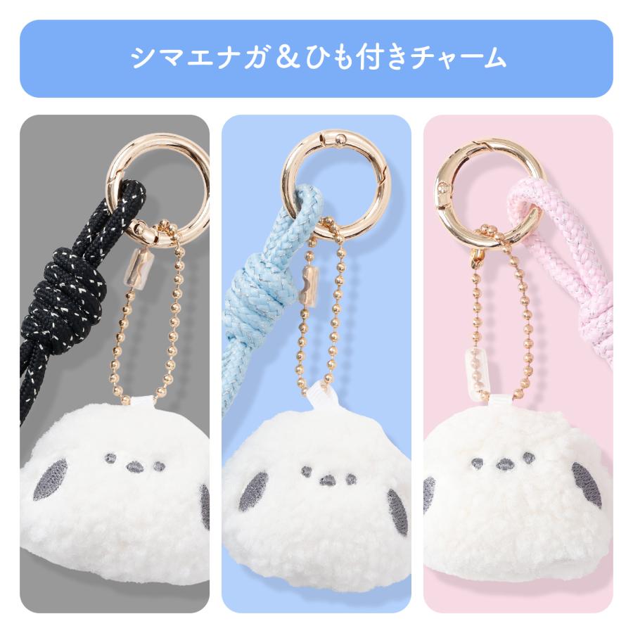 〈２点セット・ルビーピンク〉シマエナガのバッグチャーム＆ミニチャーム リュック シマエナガ 小鳥 チャーム付 ダブルポケット かわいい 女の子