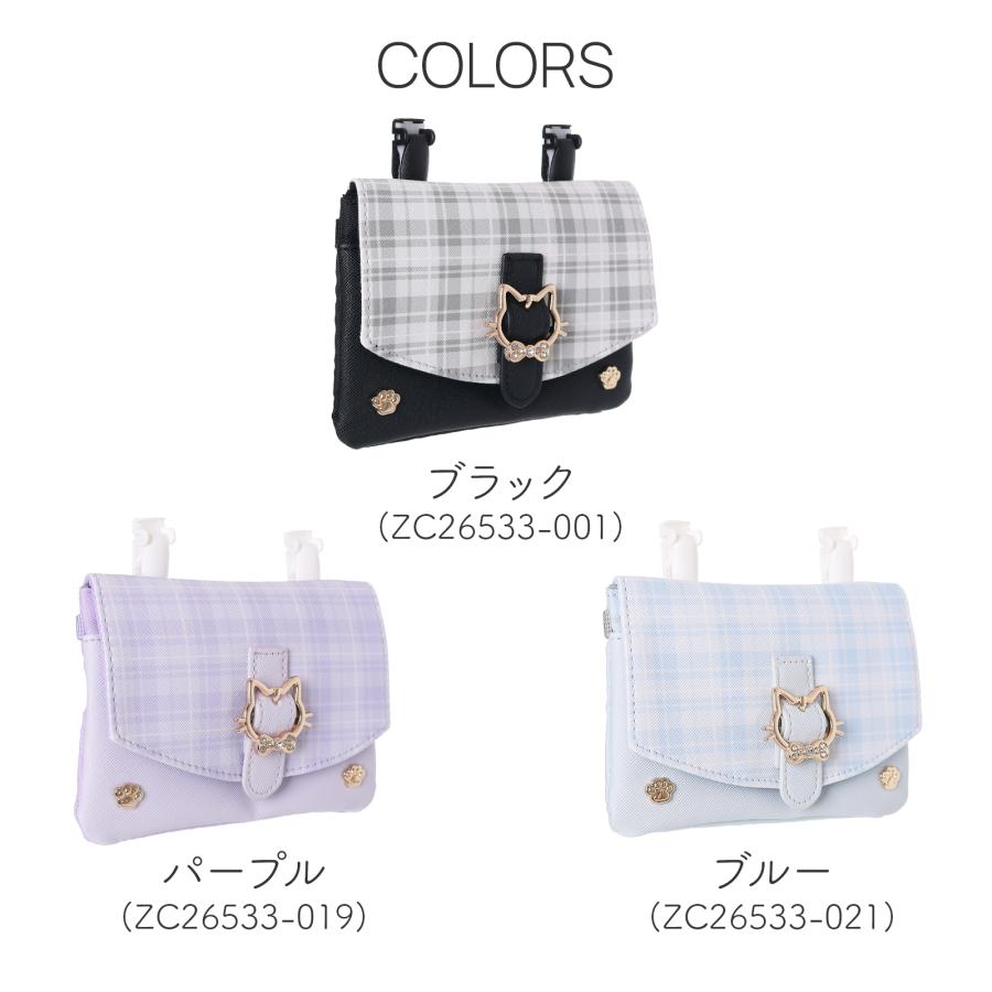 Coboca+ マルチポケット 移動ポケット 合皮 花エンボス 女の子