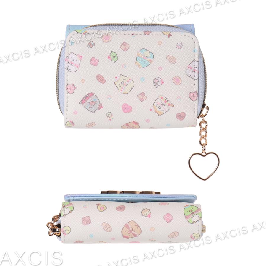 すみっコぐらし すみっコ グラデプレート付ミニ財布 : AXCIS