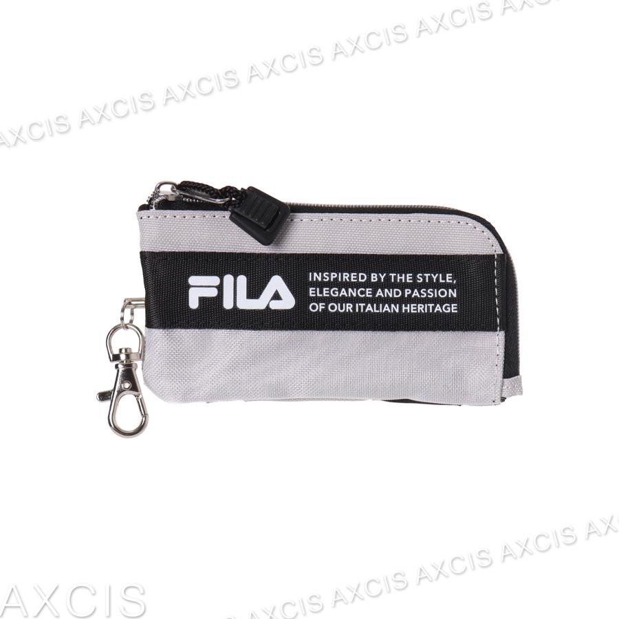 FILA リールキー パスケース ロゴ プレート付き 合皮 : AXCIS - 通販