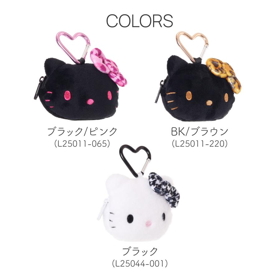 ハローキティ ヒョウ柄 コインケース 小銭入れ ミニ財布 カラビナ