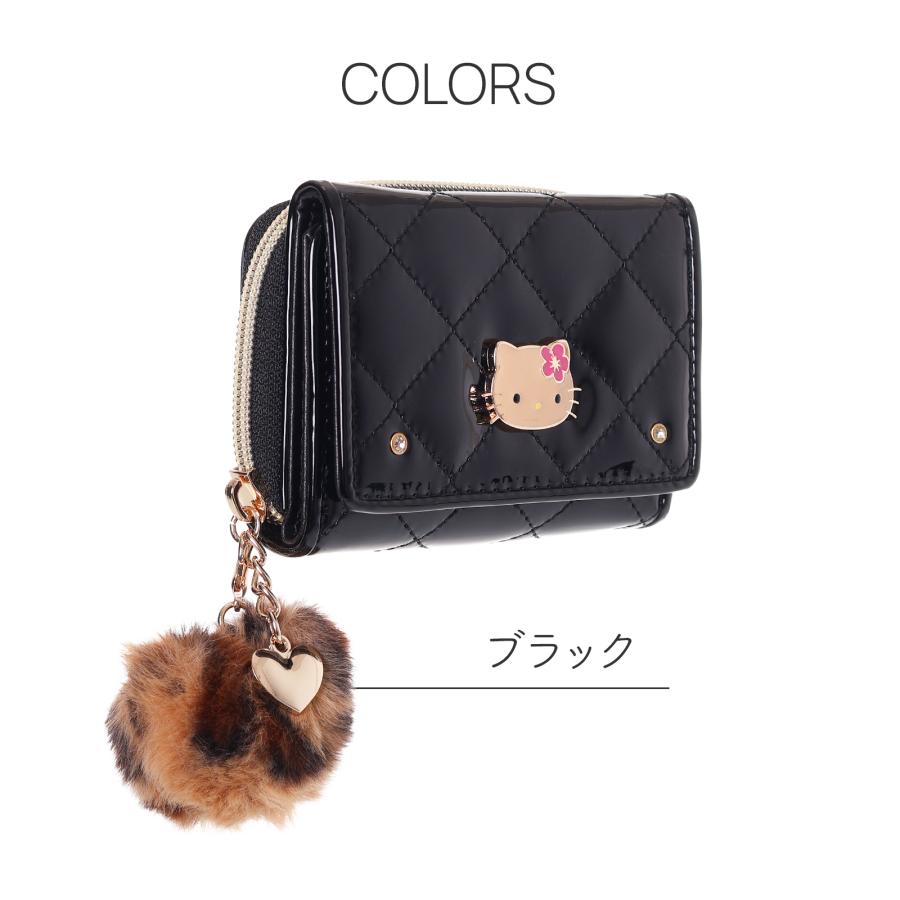 ハローキティ ミニ財布 三つ折り 子ども 女子 ICカード 小銭入れ 定期