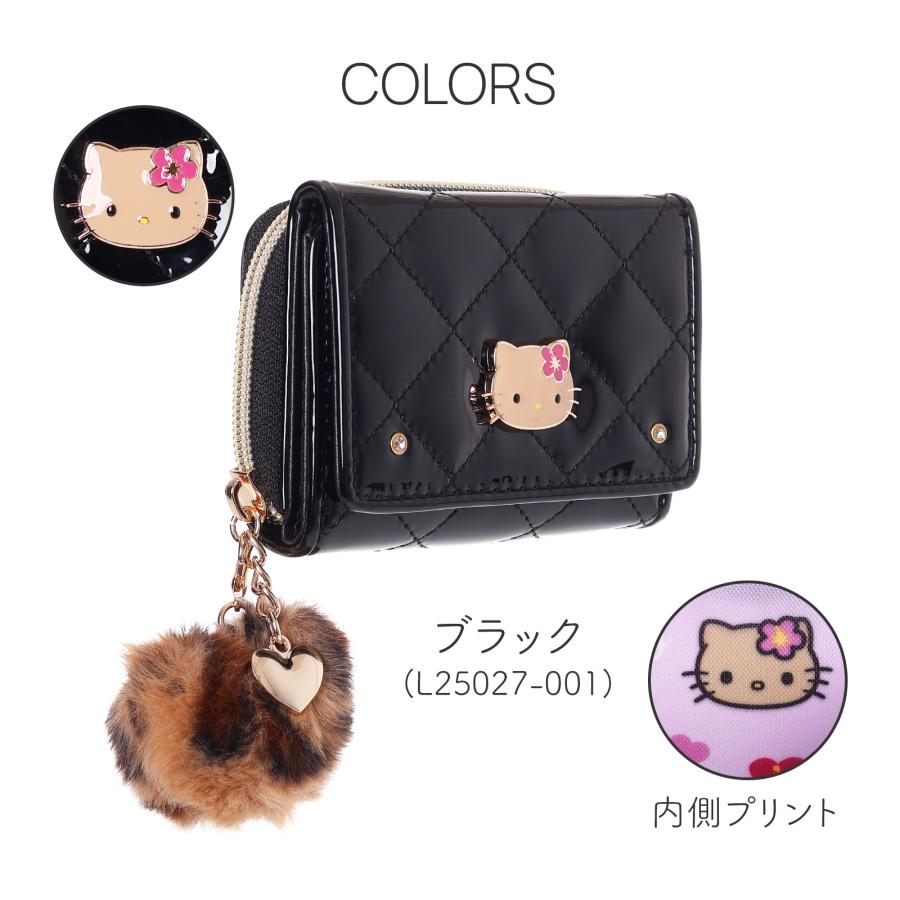 ハローキティ ミニ財布 三つ折り 子ども 女子 ICカード 小銭入れ 定期