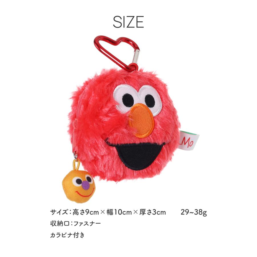 セサミストリート コインケース 小銭入れ フェイス エルモ クッキー