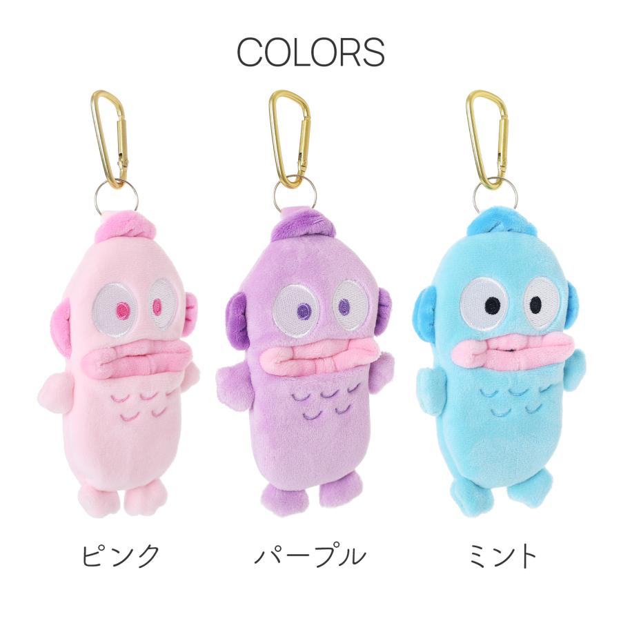 ハンギョドン パクパクキーケース カラビナ付き リールキー 3連