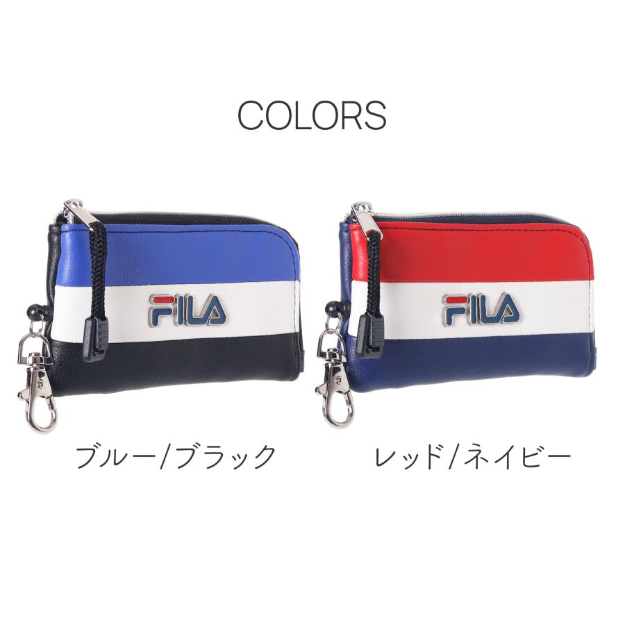 パスケース 定期入れ FILA フィラ キーケース ICカード 合皮 ロゴ