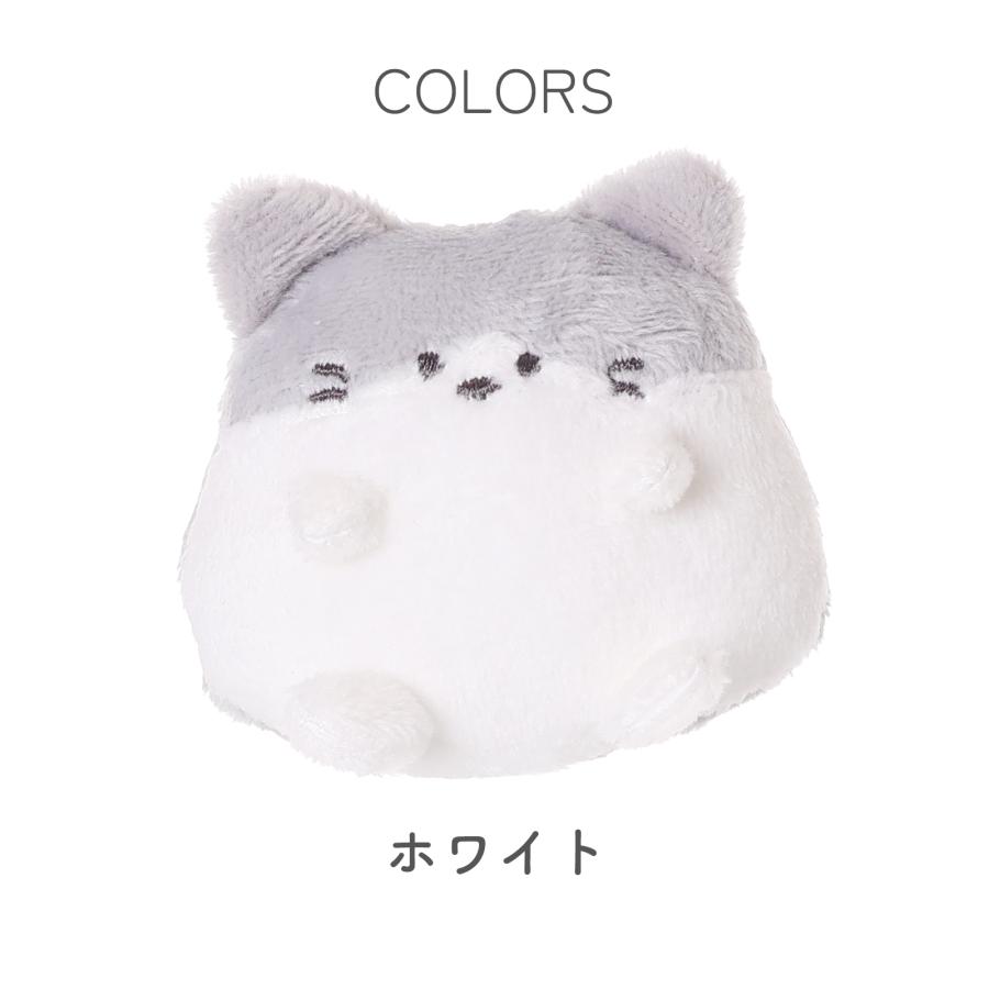 ぷくぴと ネコチャーム ふわふわ まんまる ぬいぐるみ マスコット