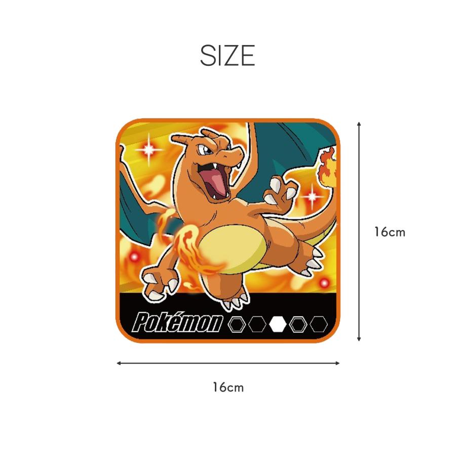 ポケモン ミニタオル 3枚組 ピカチュウ リザードン ゲンガー