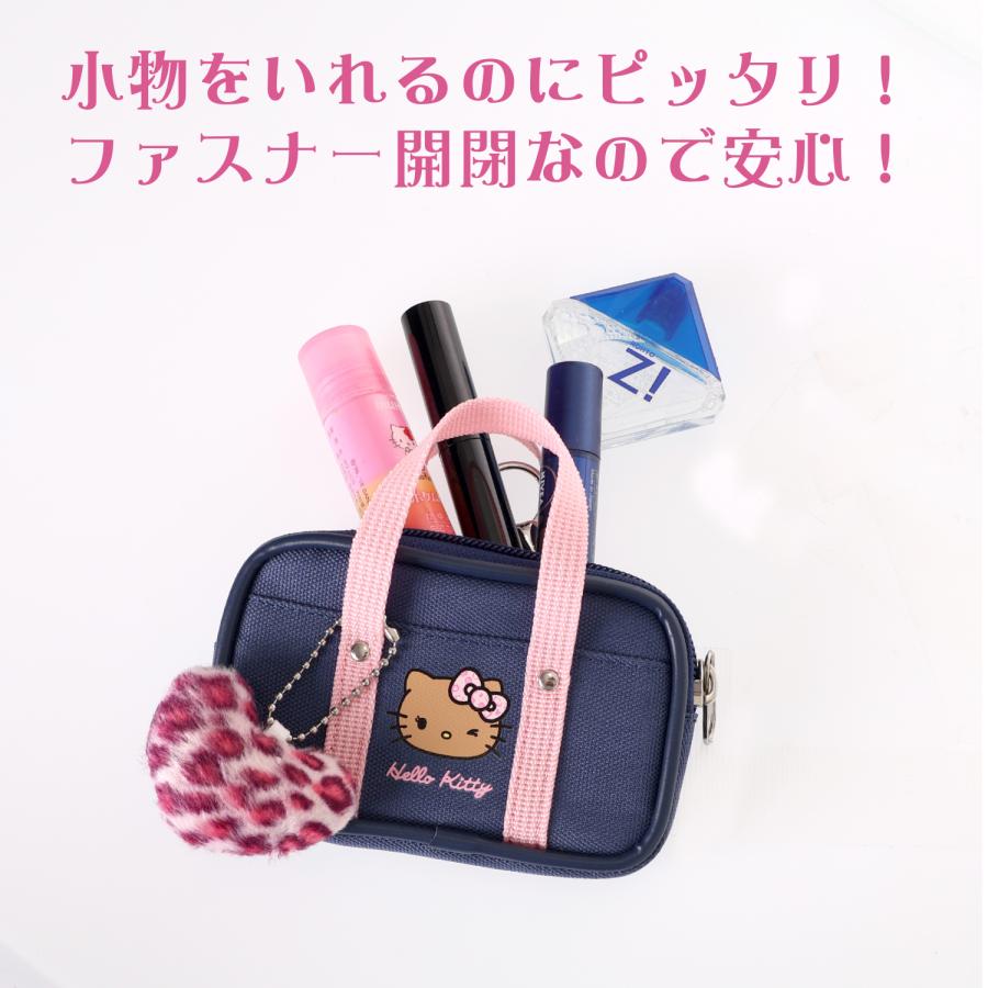 ミニポーチ バッグチャーム スクバ サンリオ キティ クロミ 日焼け