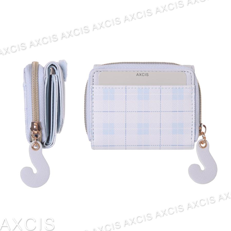 ミニ財布 チェック ネコ フェイス 合皮 Coboca+ : AXCIS - 通販