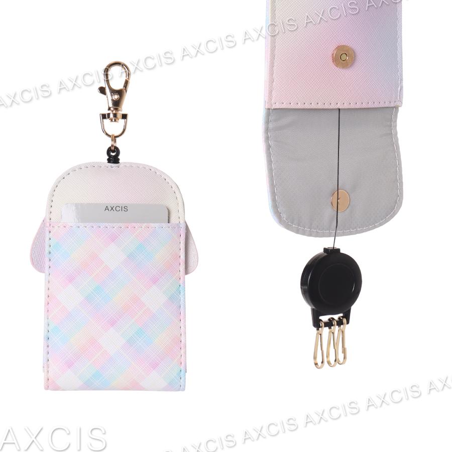 キーケース リール ウサギ ミミ付き 合皮 Coboca+ : AXCIS