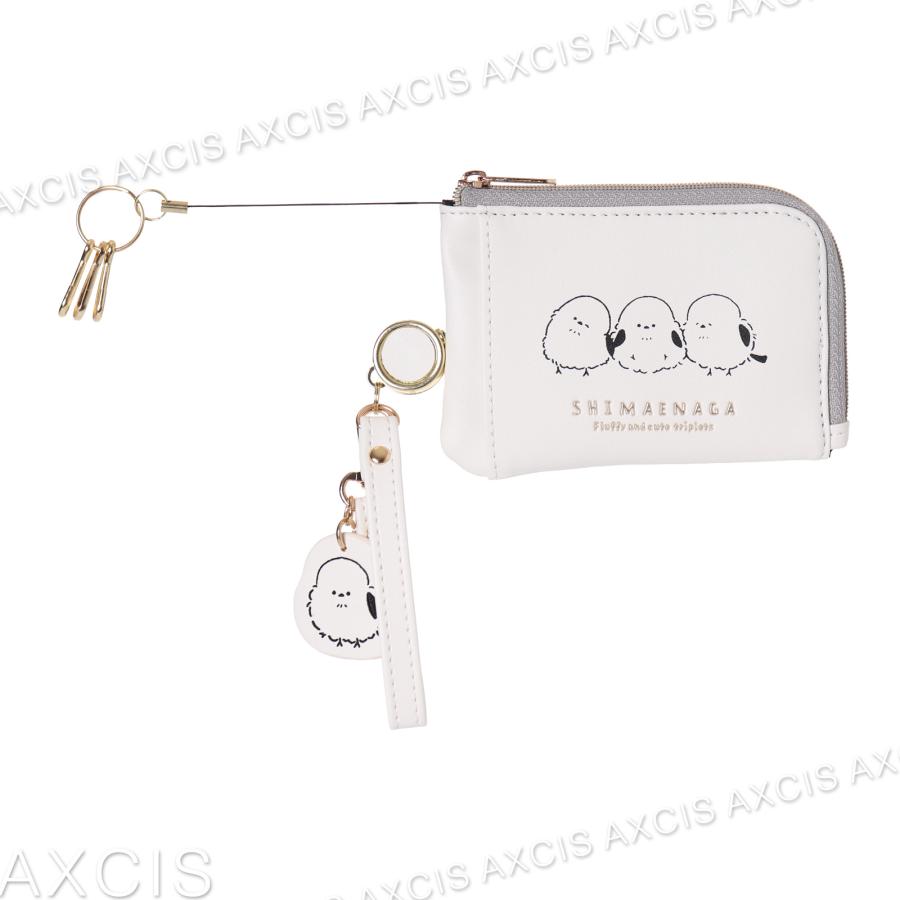 キーパスケース シマエナガ リール付き 合皮 Coboca+ : AXCIS - 通販