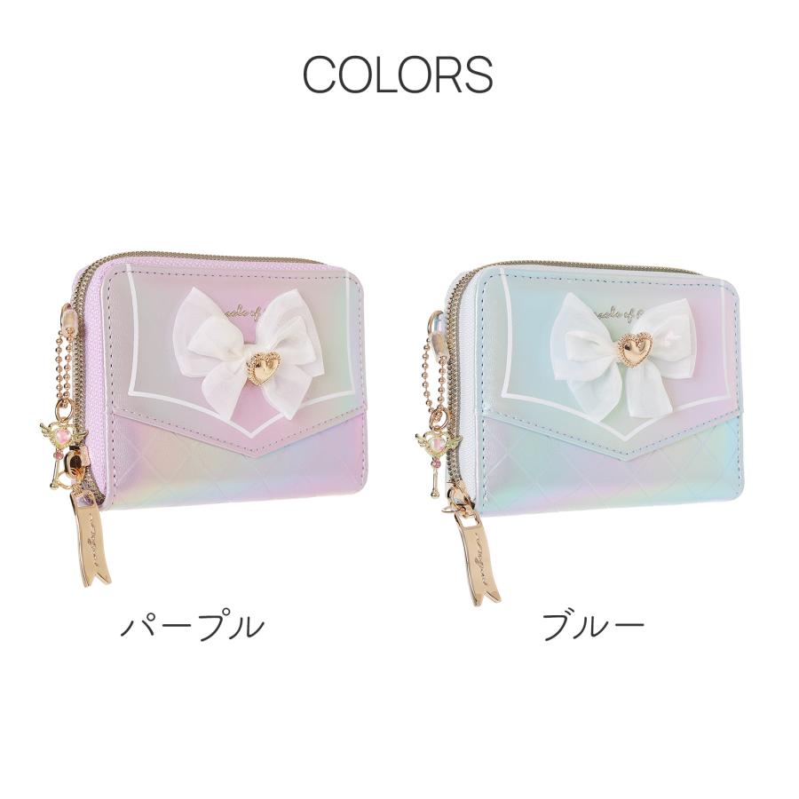 SALE30％OFF】△+ パール合皮 リボン パスコインケース レディース 二 