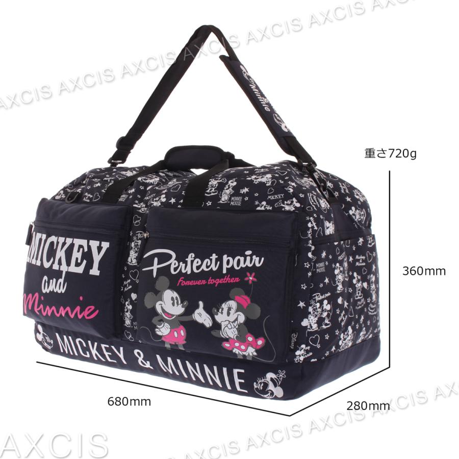 Disney（ディズニー） ミッキー＆ミニー 総柄4ポケットトラベル