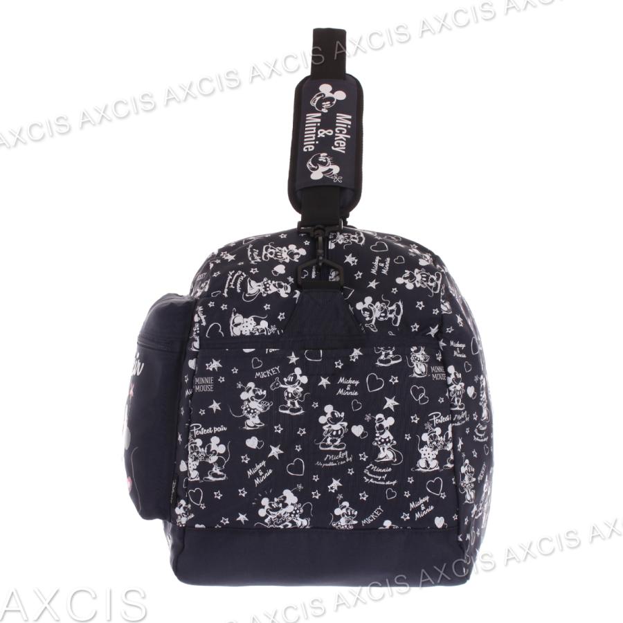 テ４段上　ミッキーマウス トラベルボストンバッグ Disney（ディズニー） ミッキー＆ミニー 総柄4ポケットトラベル