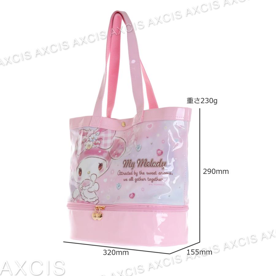sanrio（サンリオ） ファスナー付クリアトート : AXCIS - 通販 - Yahoo